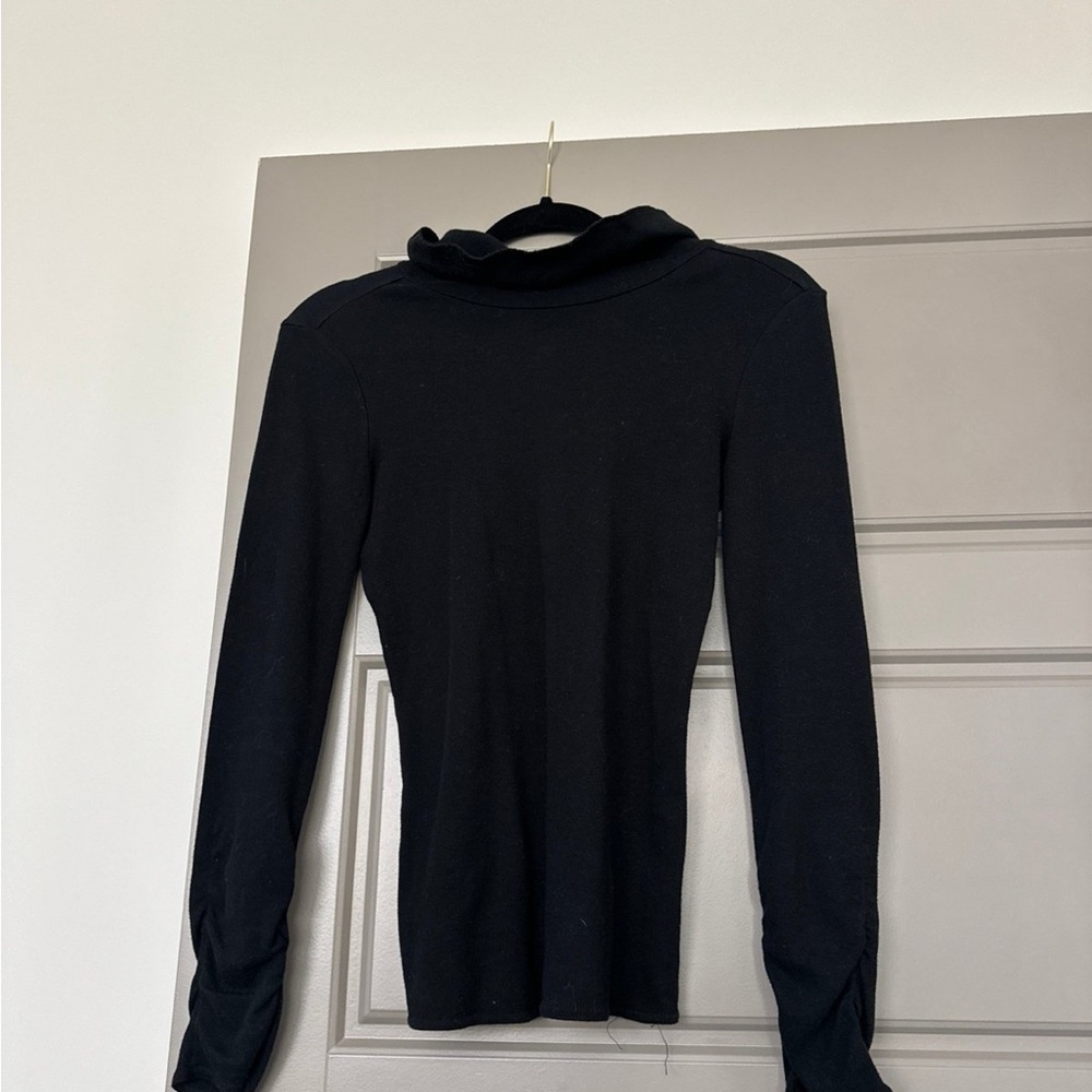 Burberry Black Long Sleeve Top